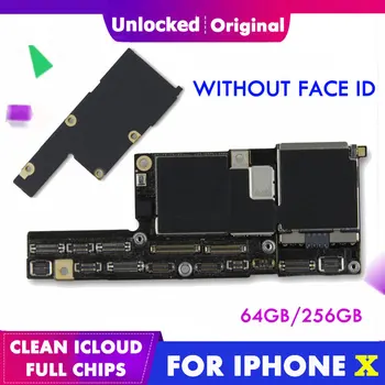 For iPhone X 100% Original Motherboard Full Unlocked NO Face ID Free iCloud iOS System Logic Mother Board 64GB 256GB Mainboard
For iPhone X 100% Original Motherboard Full Unlocked NO Face ID Free iCloud iOS System Logic Mother Board 64GB 256GB Mainboard