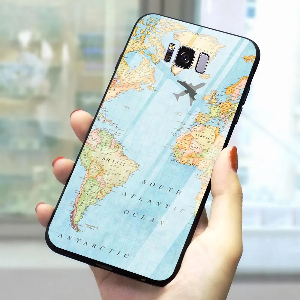 Phone Case For Samsung Note 9 World Map Tempered Glass Cover Note 8 S7 Edge S8/S9 Plus S10 A10/20/30/40/50/60/70
Phone Case For Samsung Note 9 World Map Tempered Glass Cover Note 8 S7 Edge S8/S9 Plus S10 A10/20/30/40/50/60/70