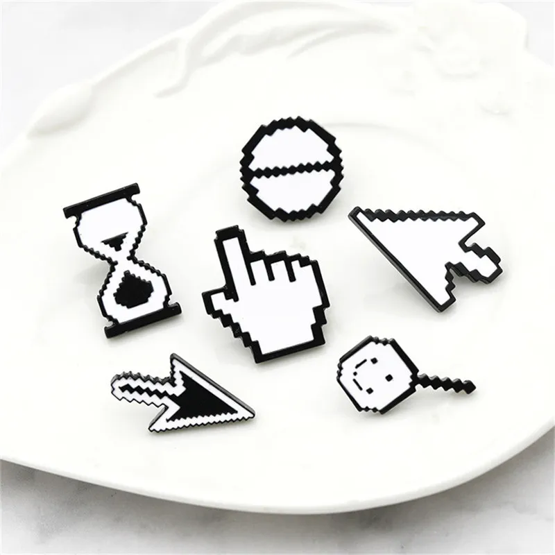 TTLIFE Creative Cartoon Brooch Win Mouse Search Cursor Ai Toolbar Hourglass Icon Mouse Pointer Hand Arrow Enamel Brooches Pins
TTLIFE Creative Cartoon Brooch Win Mouse Search Cursor Ai Toolbar Hourglass Icon Mouse Pointer Hand Arrow Enamel Brooches Pins
