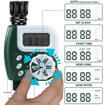 Water Control Timer Automatic Smart Irrigation Controller Lcd Display Control Timer Watering System Agriculture Tool For Yard
Water Control Timer Automatic Smart Irrigation Controller Lcd Display Control Timer Watering System Agriculture Tool For Yard
