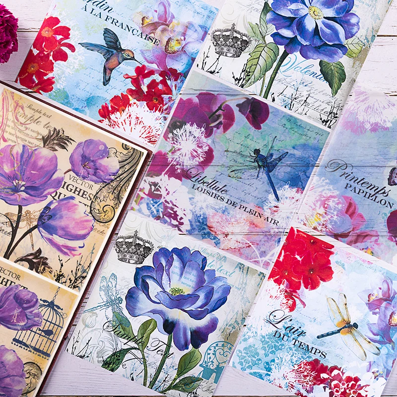 8pcs/Set Vintage Bird Flower Vellum Paper Pattern Pack for Scrapbooking Happy Planner Card Making Junk Journal Project
8pcs/Set Vintage Bird Flower Vellum Paper Pattern Pack for Scrapbooking Happy Planner Card Making Junk Journal Project