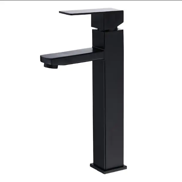 

Vidric Basin Faucet Black Basin Mixer Brass Crane Bathroom Faucets Hot & Cold Water Tap Contemporary Mixer Tap torneira