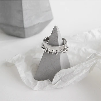 Unique Small Circle Stack Ring Real 925 Sterling Silver White Gold Geometric Punk Ring Open Round Ring Women Korean 925 Jewelry 
Unique Small Circle Stack Ring Real 925 Sterling Silver White Gold Geometric Punk Ring Open Round Ring Women Korean 925 Jewelry