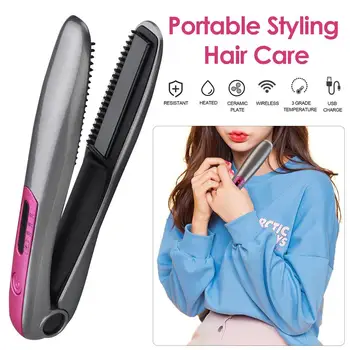 Mini Hair Straightener Iron Ceramic Straightening Corrugated Curling Iron Styling Tools Hair Curler Portable USB Charging
Mini Hair Straightener Iron Ceramic Straightening Corrugated Curling Iron Styling Tools Hair Curler Portable USB Charging