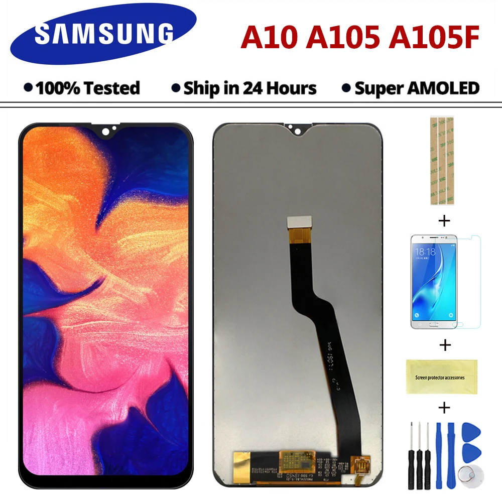 6.2" Original LCD For Samsung Galaxy A10 A105 A105F SM-A105F LCD Display Screen replacement Digitizer Assembly Replacement
6.2" Original LCD For Samsung Galaxy A10 A105 A105F SM-A105F LCD Display Screen replacement Digitizer Assembly Replacement