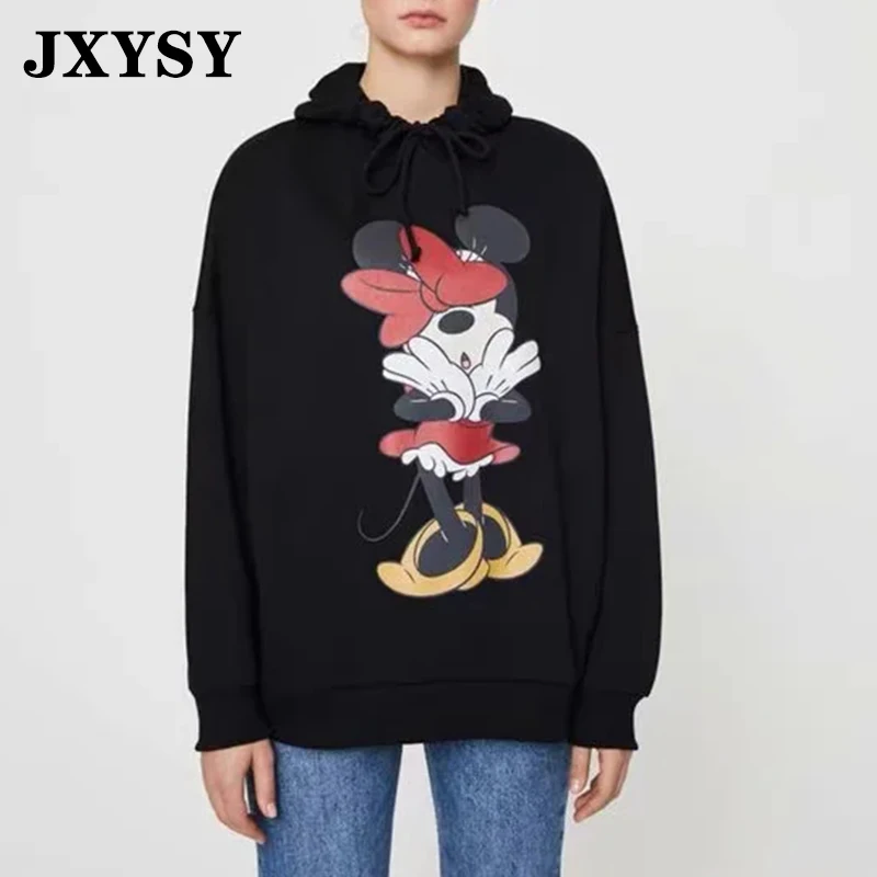 JXYSY Hoodies Women Clothes 2020 Fashion High Street Vintage Cartoon Mouse Print Hooded Sweatshirts Female Pullover Top
JXYSY Hoodies Women Clothes 2020 Fashion High Street Vintage Cartoon Mouse Print Hooded Sweatshirts Female Pullover Top