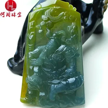 Hezhou jewelry!Myanmar natural jade!Exquisite hand carving!Guan gong pendant!Exquisite workmanship!38.32g
Hezhou jewelry!Myanmar natural jade!Exquisite hand carving!Guan gong pendant!Exquisite workmanship!38.32g