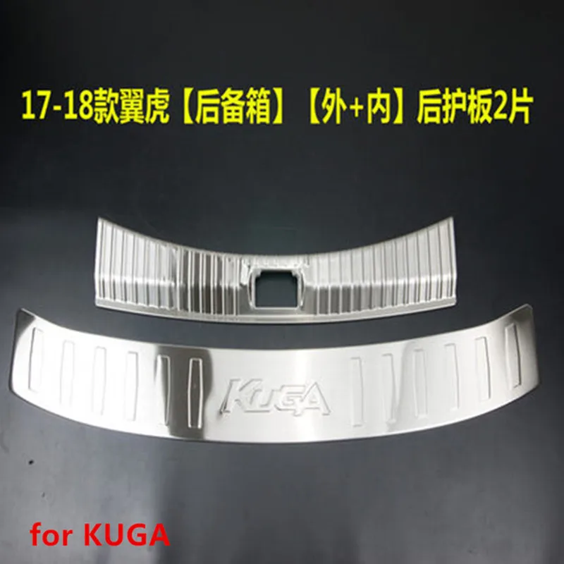 Car styling for Ford Ford KUGA 2017 2018 Stainless Steel Internal external Rear Bumper Protector Sill Trunk Tread Plate Trim
Car styling for Ford Ford KUGA 2017 2018 Stainless Steel Internal external Rear Bumper Protector Sill Trunk Tread Plate Trim