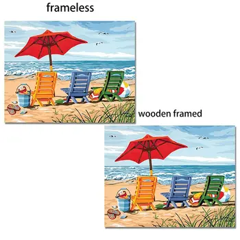 Seaside Chair Digital Oil Painting By Numbers Canvas Wall Picture DIY Home Decor
Seaside Chair Digital Oil Painting By Numbers Canvas Wall Picture DIY Home Decor