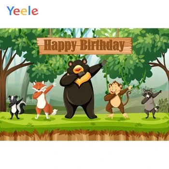 Yeele Newborn Baby Birthday Backdrop Animal Forest Bear Fox Zoo Kids Baby Shower Photography Background Vinyl For Photo Studio 
Yeele Newborn Baby Birthday Backdrop Animal Forest Bear Fox Zoo Kids Baby Shower Photography Background Vinyl For Photo Studio