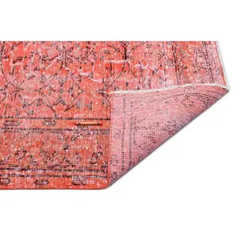 Handmade Orange Vintage Overdyed Turkish Area Rug 187x280 Cm-6'2''X9'2'' 
Handmade Orange Vintage Overdyed Turkish Area Rug 187x280 Cm-6'2''X9'2''