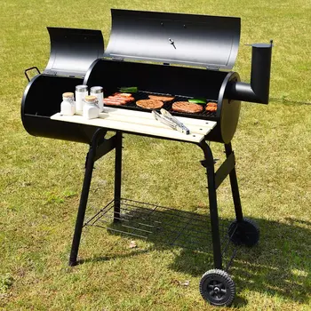 BBQ Grill Charcoal Barbecue Grill Outdoor Pit Patio Backyard Home Meat Cooker Smoker with Offset Smoker 
BBQ Grill Charcoal Barbecue Grill Outdoor Pit Patio Backyard Home Meat Cooker Smoker with Offset Smoker