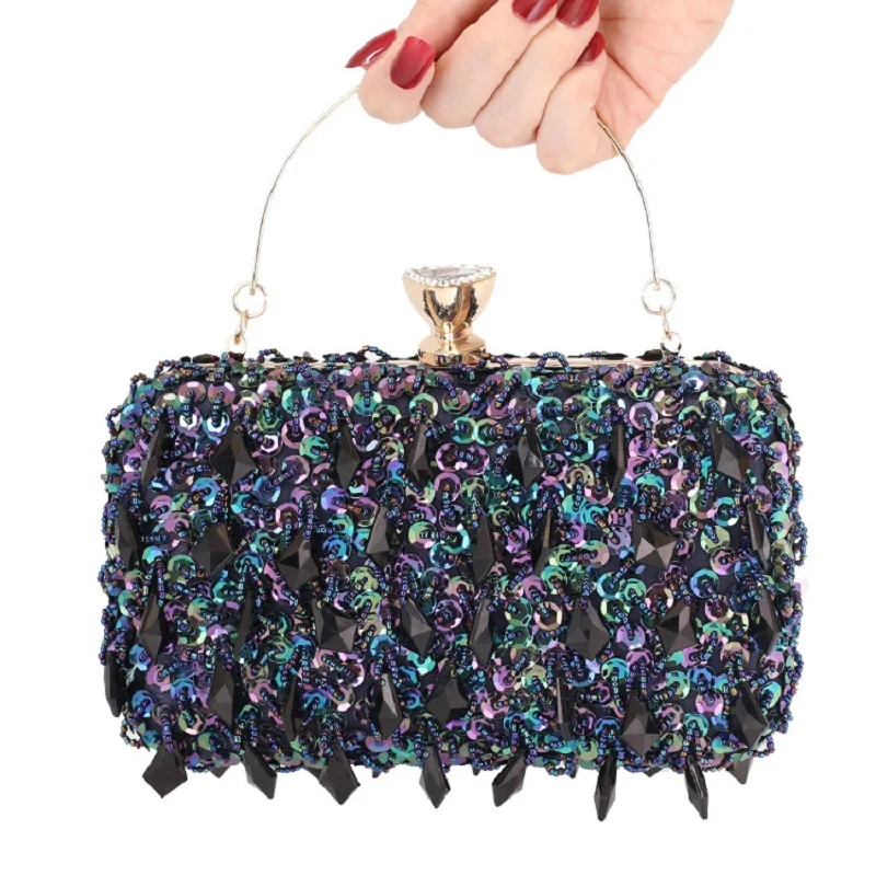 bags for women 2019 New style clutch dinner bag handmade double-sided pearl evening bag lady with sequined chain cross body bag
bags for women 2019 New style clutch dinner bag handmade double-sided pearl evening bag lady with sequined chain cross body bag