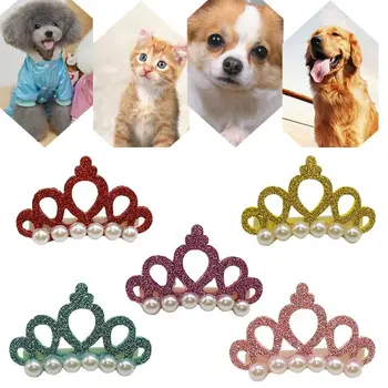 5Pcs Dog Faux Pearl Crown Hair Clip Puppy Hairpins Photography Props Pet Grooming Headdress Decoration Accessories
5Pcs Dog Faux Pearl Crown Hair Clip Puppy Hairpins Photography Props Pet Grooming Headdress Decoration Accessories