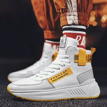 Autumn Fashion High Top Chunky Men Casual Shoes Hip Hop Ankle Boots Walking Platform Sneakers Men Zapatos Hombre
Autumn Fashion High Top Chunky Men Casual Shoes Hip Hop Ankle Boots Walking Platform Sneakers Men Zapatos Hombre