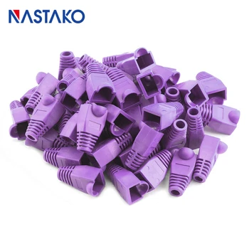 6.0mm Cat5 Cat5e Cat6 RJ45 Connector Caps Boots RJ45 Ethernet Cable Connectors Network Modular Plug Cap Cover Purple
6.0mm Cat5 Cat5e Cat6 RJ45 Connector Caps Boots RJ45 Ethernet Cable Connectors Network Modular Plug Cap Cover Purple