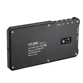 VIJIM VL-3 RGB Photography Lighting Pocket Travel Camera Light LED Video Light DSLR Fill Light 3000-6500K CRI96
VIJIM VL-3 RGB Photography Lighting Pocket Travel Camera Light LED Video Light DSLR Fill Light 3000-6500K CRI96