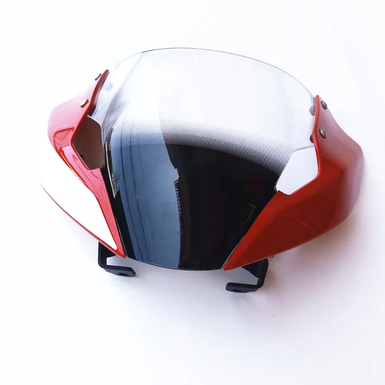For Ducati Monster 821 Hyperstrada Stnipe 14-17 2018 2019 2020 Front Windscreen Front Air Intake Hood Front Fairing Windshield