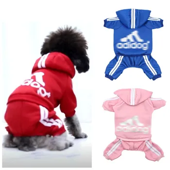 Winter Warm Dog Clothes Classical Stripe Overalls for Dogs Four Legs Jumpsuit for Yorkshire Terrier Chihuahua Puppy Pet Costume
Winter Warm Dog Clothes Classical Stripe Overalls for Dogs Four Legs Jumpsuit for Yorkshire Terrier Chihuahua Puppy Pet Costume