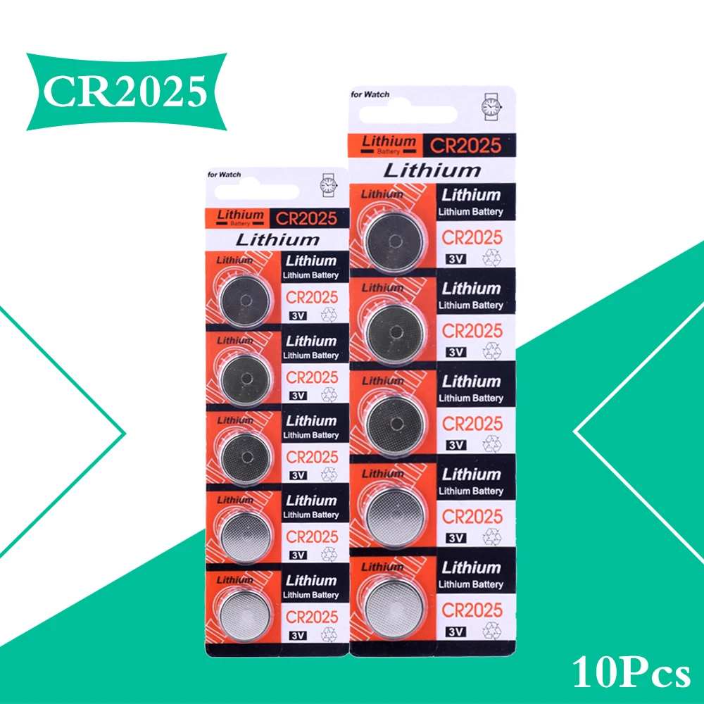 10Pcs CR2025 Button Batteries DL2025 BR2025 KCR2025 Cell Coin Lithium Battery 3V CR 2025 For Watch Electronic Toy Remote
10Pcs CR2025 Button Batteries DL2025 BR2025 KCR2025 Cell Coin Lithium Battery 3V CR 2025 For Watch Electronic Toy Remote