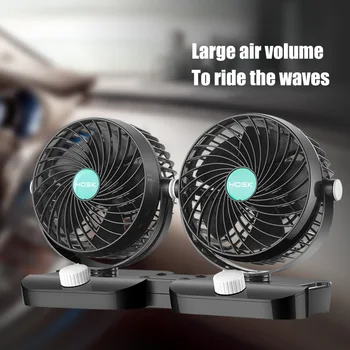12V / 24V 360 Degree All-Round Adjustable Car Air Cooling Dual Head Clip Fan Low Noise Universal Car Auto Truck Cooler Air Fan
12V / 24V 360 Degree All-Round Adjustable Car Air Cooling Dual Head Clip Fan Low Noise Universal Car Auto Truck Cooler Air Fan