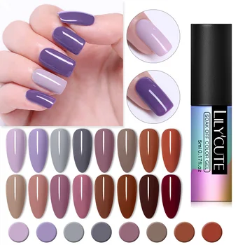 LILYCUTE 5ml Morandi Series Gel Polish Semi Permanent Soak Off LED UV Nail Gel Long Lasting Nail Art Gel Varnish DIY Nail Design
LILYCUTE 5ml Morandi Series Gel Polish Semi Permanent Soak Off LED UV Nail Gel Long Lasting Nail Art Gel Varnish DIY Nail Design