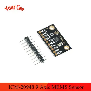 ICM-20948 Low Power Nine 9 Axis MEMS Motion Tracking Device Sensor CJMCU-20948 SPI/I2C Port ICM 20948 Sensor Board Module
ICM-20948 Low Power Nine 9 Axis MEMS Motion Tracking Device Sensor CJMCU-20948 SPI/I2C Port ICM 20948 Sensor Board Module