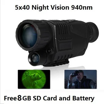 5X40 Digital Infrared Night-Vision Goggle Scope For Hunting Telescope Long Range With Camera Shoot Photo Recording Video(Us Plug
5X40 Digital Infrared Night-Vision Goggle Scope For Hunting Telescope Long Range With Camera Shoot Photo Recording Video(Us Plug