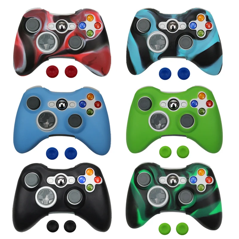 Силиконовый чехол для Xbox 360 геймпад мягкая резина силикон Xbox360 контроллер