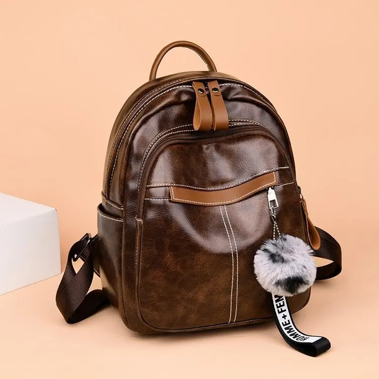 Cross Border AliExpress Backpack Women's 2019 New Style Korean-style Versatile Soft Leather Backpack School Bag Casual Simple Tr
Cross Border AliExpress Backpack Women's 2019 New Style Korean-style Versatile Soft Leather Backpack School Bag Casual Simple Tr