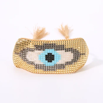 SHINUS BOHO 2019 Joyeria MIYUKI Men Bracelet Turkish Eye Bracelet Women Lucky Eye Statement Jewelry Evil Eye Pulseras Mujer
SHINUS BOHO 2019 Joyeria MIYUKI Men Bracelet Turkish Eye Bracelet Women Lucky Eye Statement Jewelry Evil Eye Pulseras Mujer