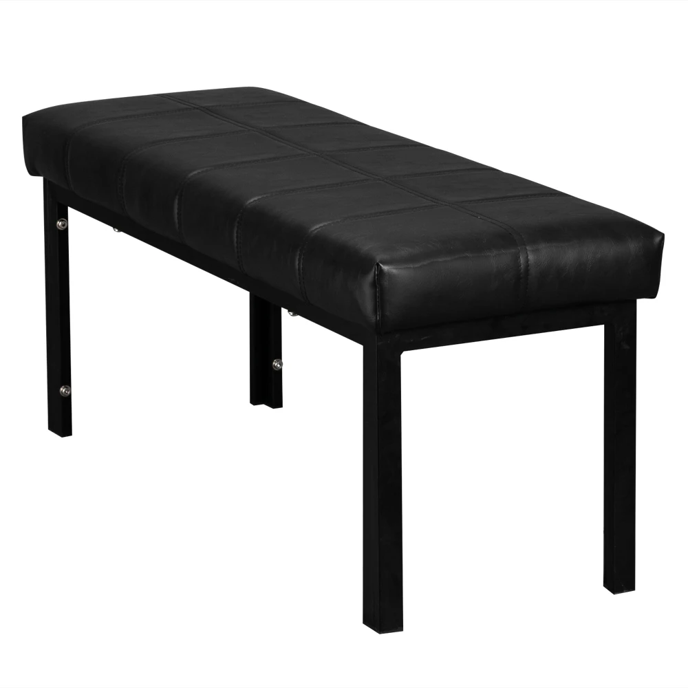 1Ps 119x39x46CM Simple Line Decoration Leather Bench with 6-Seater Dining Table Black
1Ps 119x39x46CM Simple Line Decoration Leather Bench with 6-Seater Dining Table Black