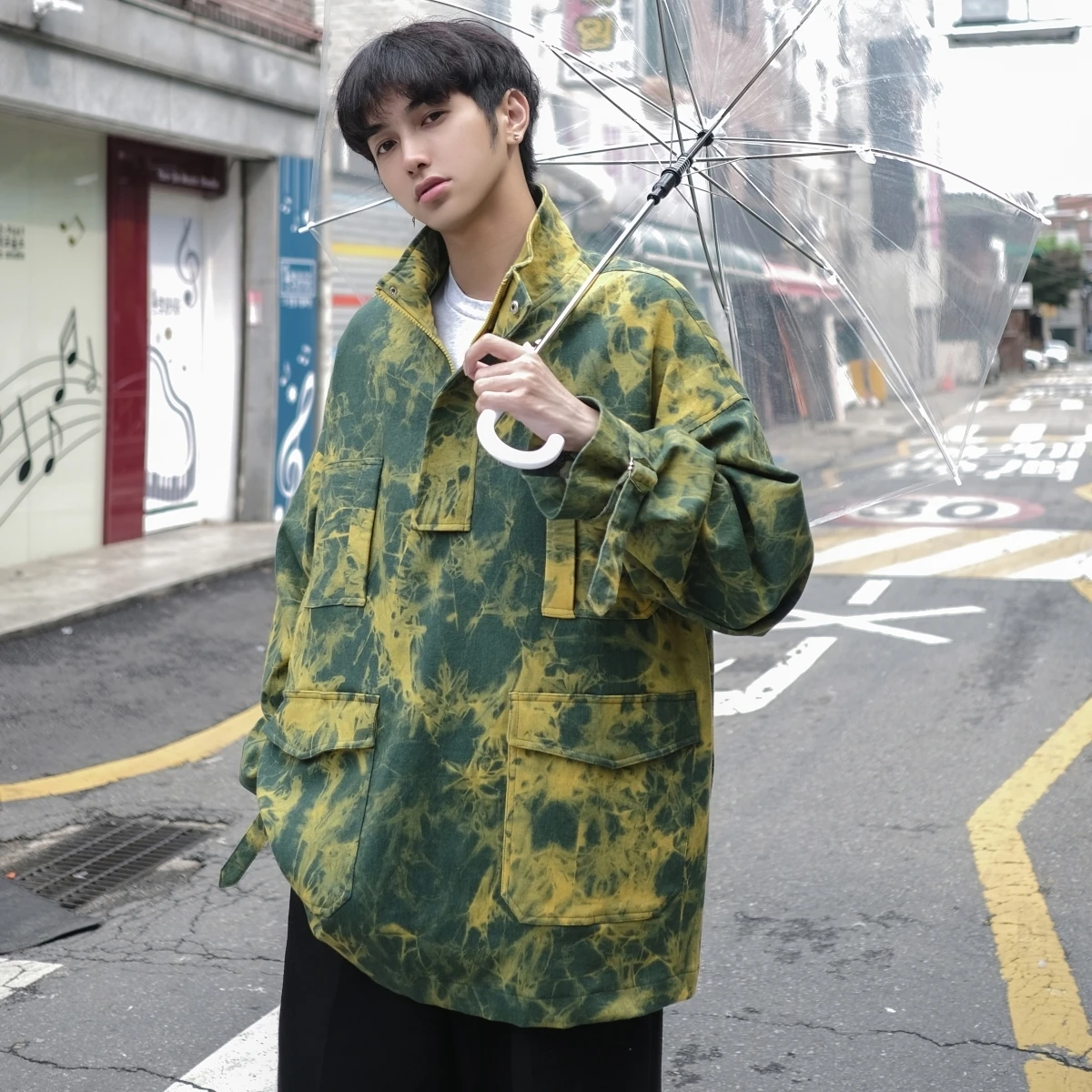 2019 Men's Fashion Tie-dyed Coat Work Clothes Outerwear Loose Streetwear Brand Bomber Jacket Oversized Style Windbreaker M-XL
2019 Men's Fashion Tie-dyed Coat Work Clothes Outerwear Loose Streetwear Brand Bomber Jacket Oversized Style Windbreaker M-XL