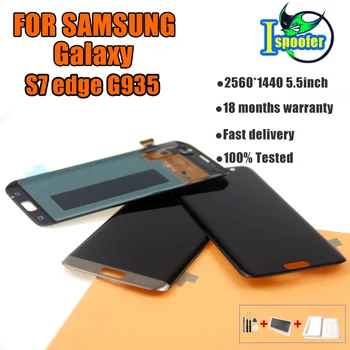 100% Tested Working AMOLED LCD Display Touch Screen Assembly For Samsung Galaxy S7 Edge G935F G935A G935FD G935P
100% Tested Working AMOLED LCD Display Touch Screen Assembly For Samsung Galaxy S7 Edge G935F G935A G935FD G935P
