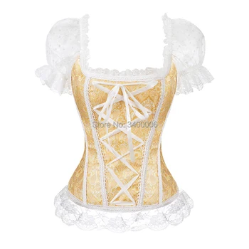 Womens Vintage Waist Slimming Corset Bustier Top Shoulder Strap Sexy Lace Up Party Corselet Club Bodysuits Steampunk Plus Size
Womens Vintage Waist Slimming Corset Bustier Top Shoulder Strap Sexy Lace Up Party Corselet Club Bodysuits Steampunk Plus Size