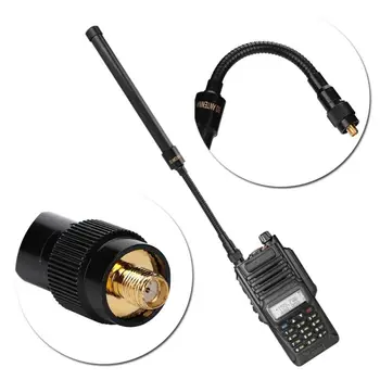 SMA AT-33 Female Walkie Talkie Radio Antenna Dual Frequency Foldable For Baofeng Walkie Talkie Antenna
SMA AT-33 Female Walkie Talkie Radio Antenna Dual Frequency Foldable For Baofeng Walkie Talkie Antenna