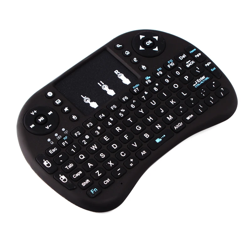 Mini 2.4G Wireless Air Mouse Keyboard 92-key Remote Control Handheld 78 Channels Gaming Keyboards for XBMC X TV Box Android PC | Компьютеры