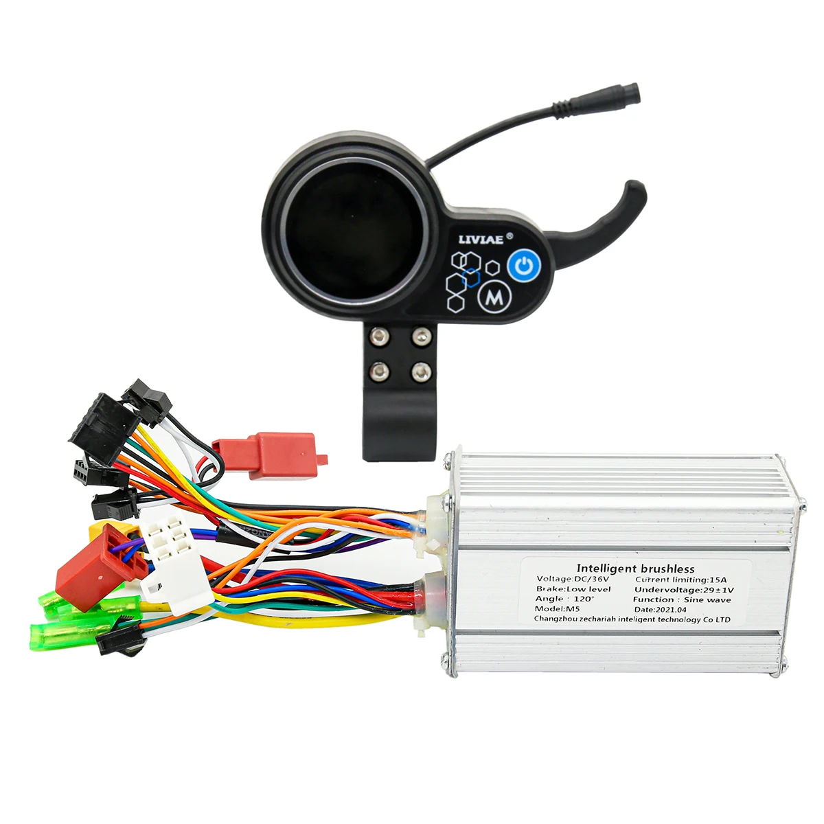 Интеллектуальный Бесщеточный Регулятор скорости постоянного тока LIVIAE Li Ya, переключатель акселератора, экран контроллера для электрического скутера 36В/48В
Интеллектуальный Бесщеточный Регулятор скорости постоянного тока LIVIAE Li Ya, переключатель акселератора, экран контроллера для электрического скутера 36В/48В