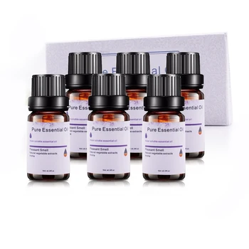 

6 Kinds 10Ml Essential Oils Aromatherapy Oil For Aroma Diffuser Humidifier Fragrance Of Lavender Tea Tree Rosemary Lemongrass Or