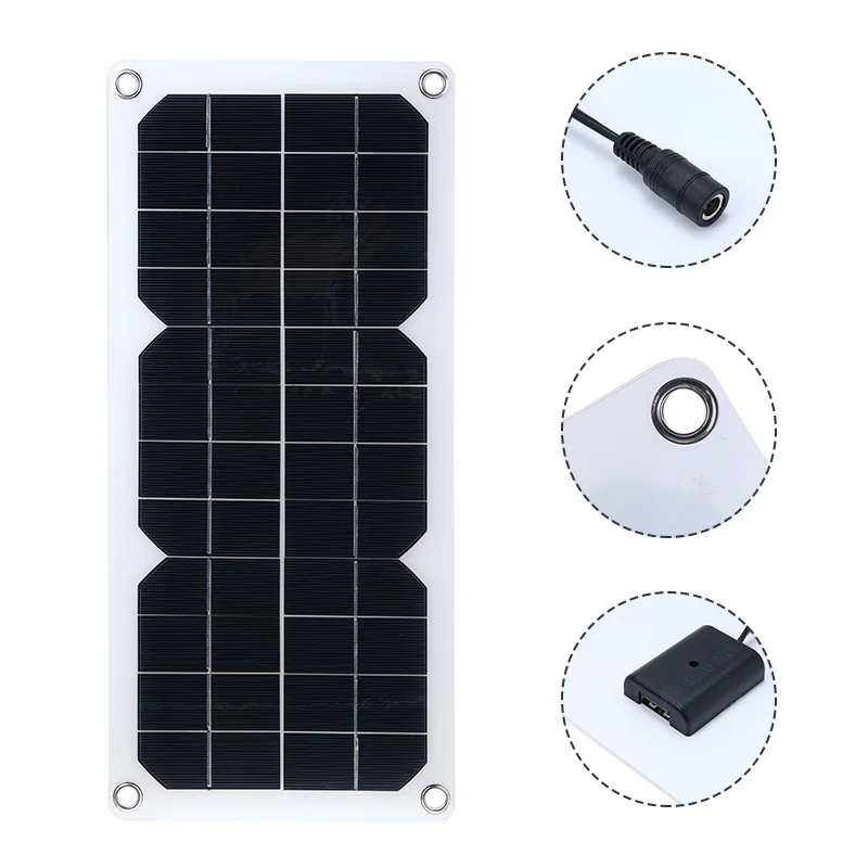 Output USB Solar Battery Charger USB Female port 12V 30W Outdoor Flexible Solar Panel Charging Board Waterproof for Car Boat 
Output USB Solar Battery Charger USB Female port 12V 30W Outdoor Flexible Solar Panel Charging Board Waterproof for Car Boat