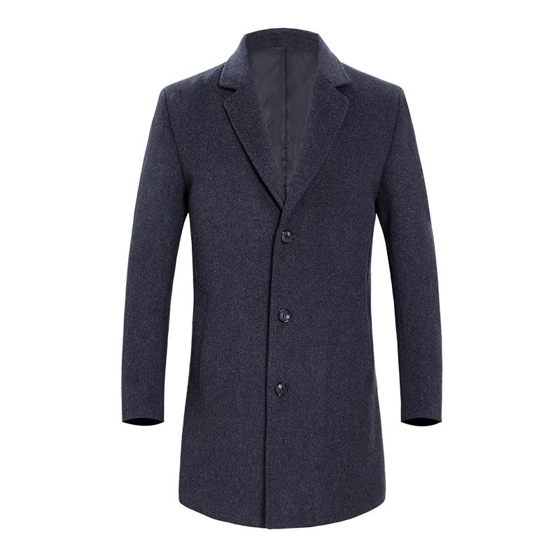 2020 Men Wool Coat Autumn Woolen Long Coat Pea Сoat Winter Wool Blend Long Jacket Male Cashmere Coat Mens Overcoat Korean Style 2020 Men Wool Coat Autumn Woolen Long Coat Pea Сoat Winter Wool Blend Long Jacket Male Cashmere Coat Mens Overcoat Korean Style