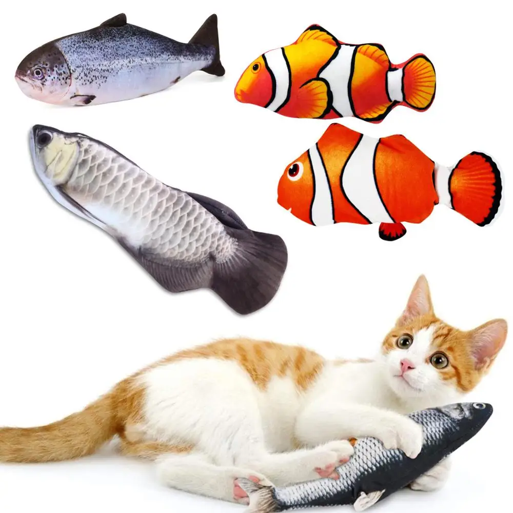 Electric Moving Cat Kicker Fish Toy Realistic Flopping Fish Wiggle Fish Kitten Toy Interactive Floppy Carp Cat Toy Cat Exercise
Electric Moving Cat Kicker Fish Toy Realistic Flopping Fish Wiggle Fish Kitten Toy Interactive Floppy Carp Cat Toy Cat Exercise
