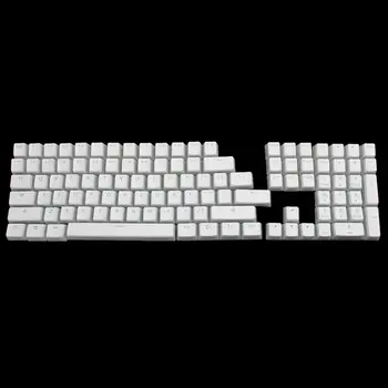 RGB 108 Keycaps ANSI Layout PBT White Pudding Double Skin Milk Shot Backlit Keycap For OEM Cherry MX gh60 poker 87 tkl 104 108
RGB 108 Keycaps ANSI Layout PBT White Pudding Double Skin Milk Shot Backlit Keycap For OEM Cherry MX gh60 poker 87 tkl 104 108