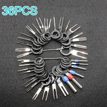 26/36PCS Car Plug Repair Tool Set Car Plug Terminal Removal Tool Wire Plug Connector Extractor Puller Release Pin Extractor Kit
26/36PCS Car Plug Repair Tool Set Car Plug Terminal Removal Tool Wire Plug Connector Extractor Puller Release Pin Extractor Kit