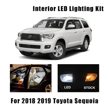 14pcs White LED Interior Light Error Free Bulbs Kit Fit For 2018 2019 Toyota Sequoia Map Dome Trunk Cargo Door License Lamp
14pcs White LED Interior Light Error Free Bulbs Kit Fit For 2018 2019 Toyota Sequoia Map Dome Trunk Cargo Door License Lamp