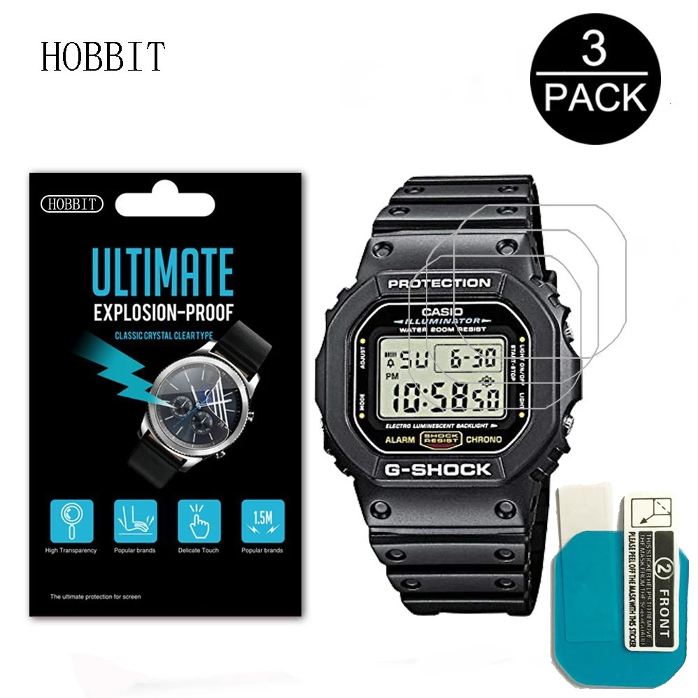 3PACK Nano Explosion-proof Screen Protector For Casio DW5600 DW5610 Sport Watch HD Clear Anti-Scratch LCD Film DW5600 DW5610
3PACK Nano Explosion-proof Screen Protector For Casio DW5600 DW5610 Sport Watch HD Clear Anti-Scratch LCD Film DW5600 DW5610