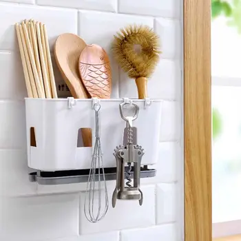 Wall Mounted Cutlery Drainer Rack with Drip Tray Utensils Organizer Spoon Fork Chopsticks Holder Caddy Kitchen Gadget Storage
Wall Mounted Cutlery Drainer Rack with Drip Tray Utensils Organizer Spoon Fork Chopsticks Holder Caddy Kitchen Gadget Storage