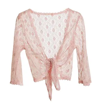 Z 2019 Summer Lace Small Shawl Jacket Thin Cardigan Long-sleeved Sunscreen Clothing Female Wild Small Sun-protective Jackets
Z 2019 Summer Lace Small Shawl Jacket Thin Cardigan Long-sleeved Sunscreen Clothing Female Wild Small Sun-protective Jackets