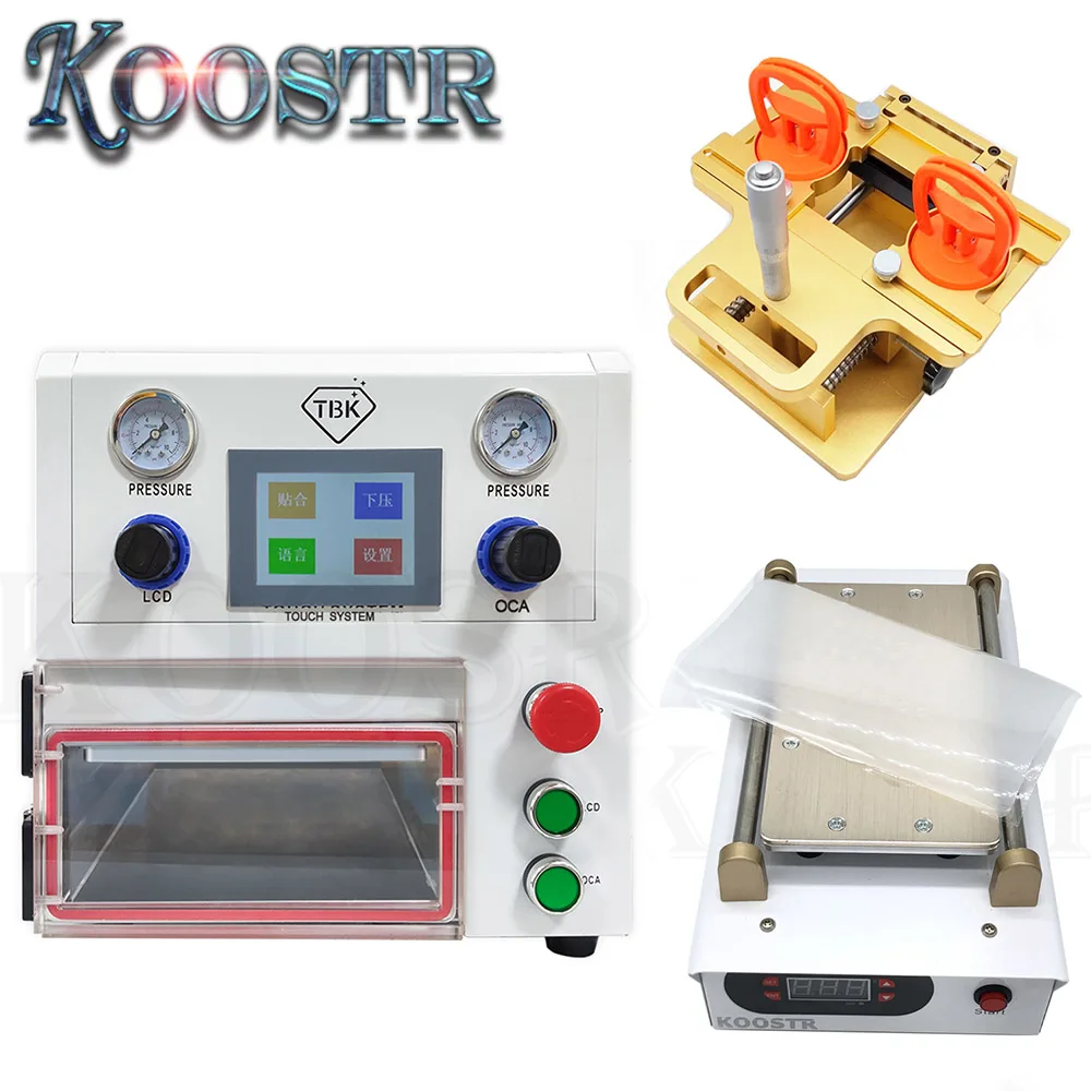 TBK-108P OCA Lamination Machine 12 inch Vacuum Laminating for iPhone samsung edge LCD Dismantle Machine 7 inches LCD Separator
TBK-108P OCA Lamination Machine 12 inch Vacuum Laminating for iPhone samsung edge LCD Dismantle Machine 7 inches LCD Separator
