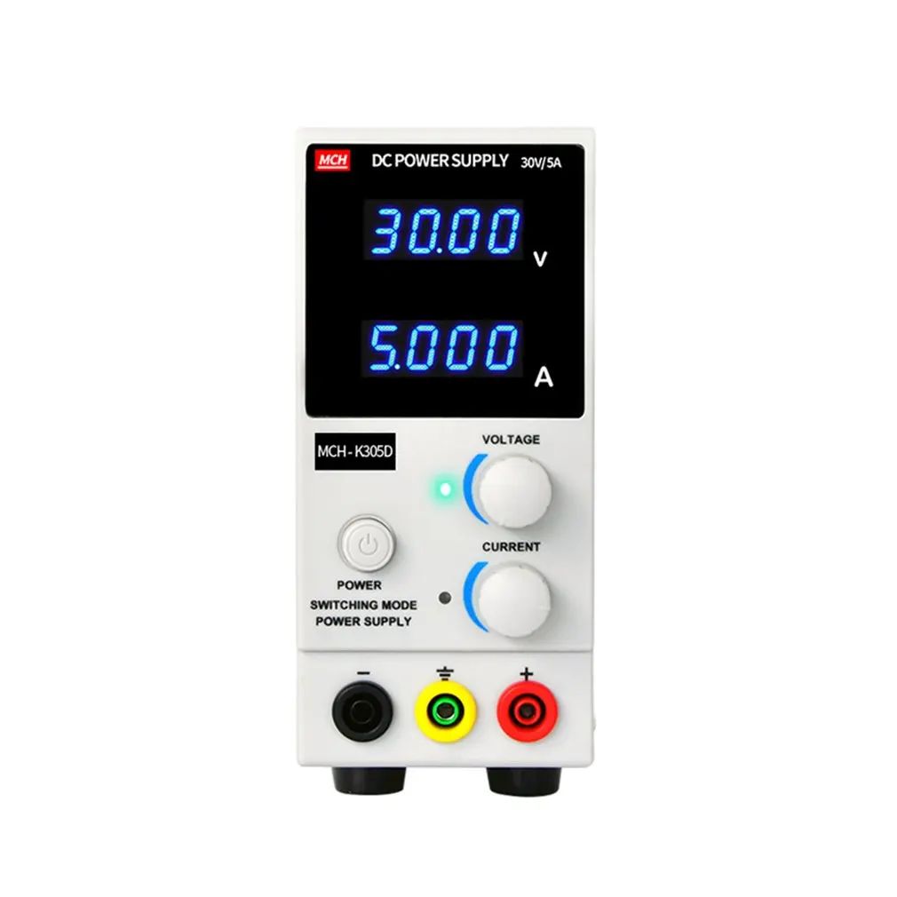 30V/5A Digital Mini DC Power Supply Current Volt Display Adjustable Switching for Mobile Phone PC Notebook Maintenance
30V/5A Digital Mini DC Power Supply Current Volt Display Adjustable Switching for Mobile Phone PC Notebook Maintenance